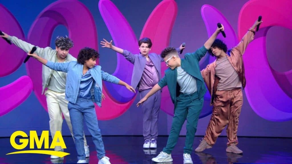 Menudo makes their debut on Good Morning America