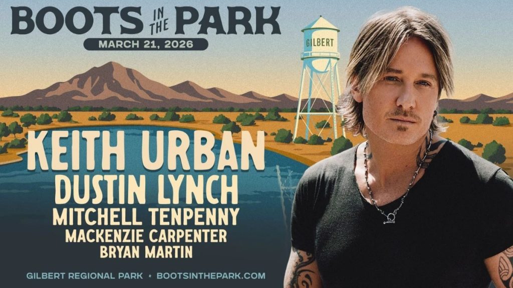 Keith Urban Headlines Boots in the Park 2026 in Gilbert, Arizona