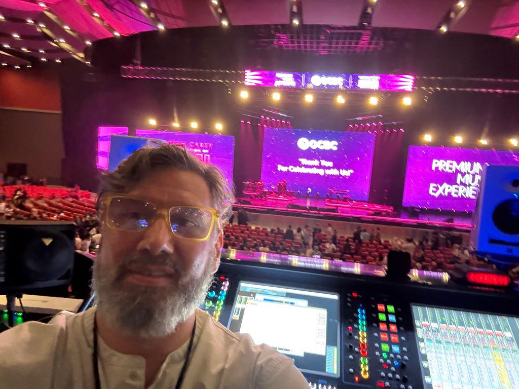Paul Falcone at the DiGiCo Quantum — post-show
