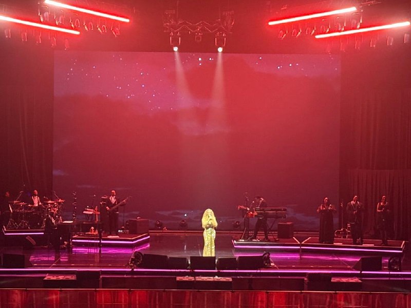 Mariah Carey performing in Jakarta