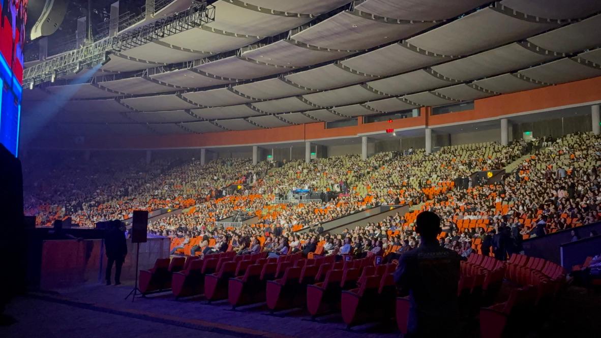 Sold-out crowd at Sentul