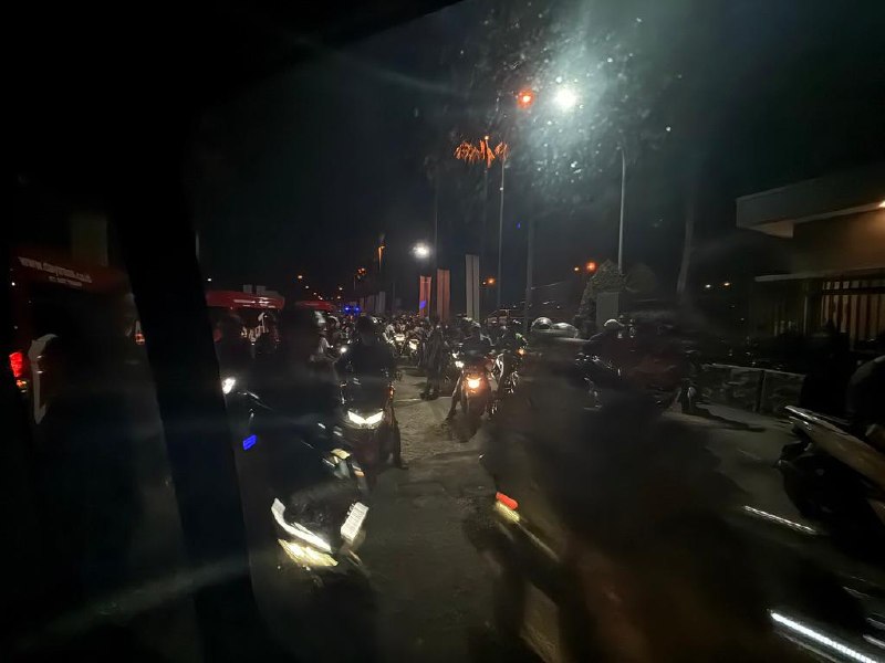 Jakarta streets after the show