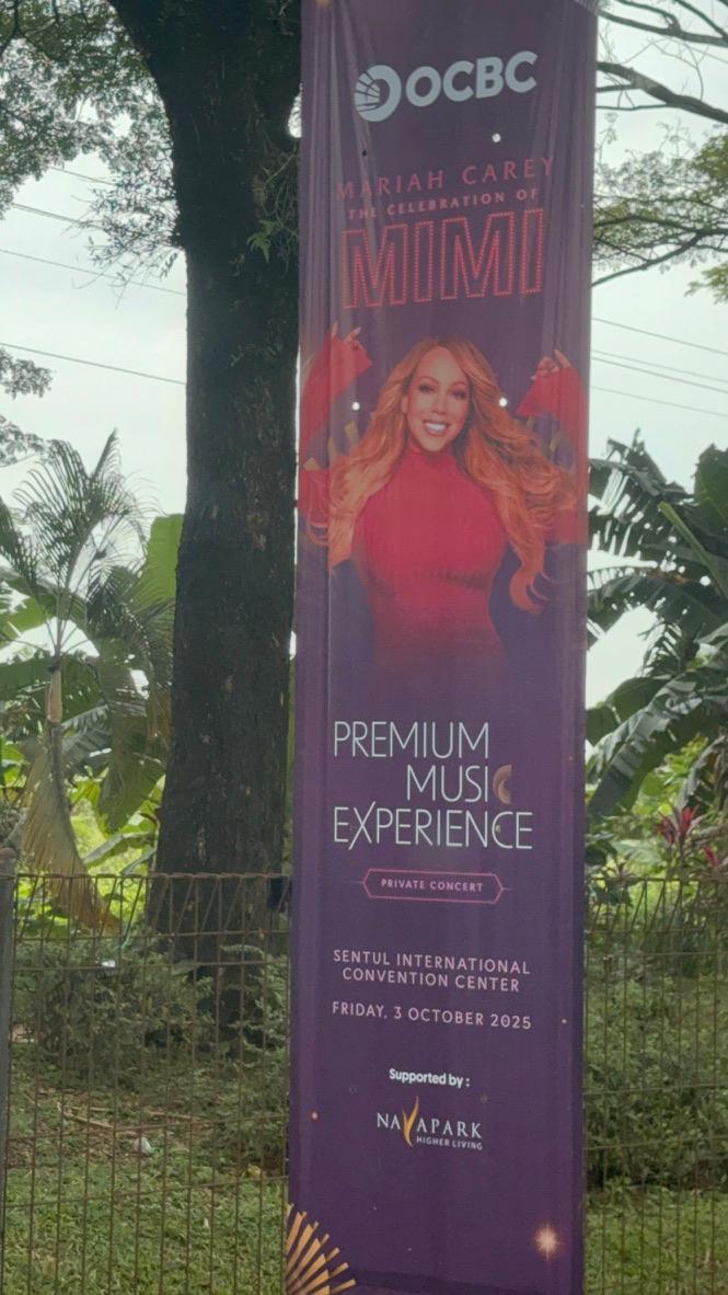 Tour banner at Sentul