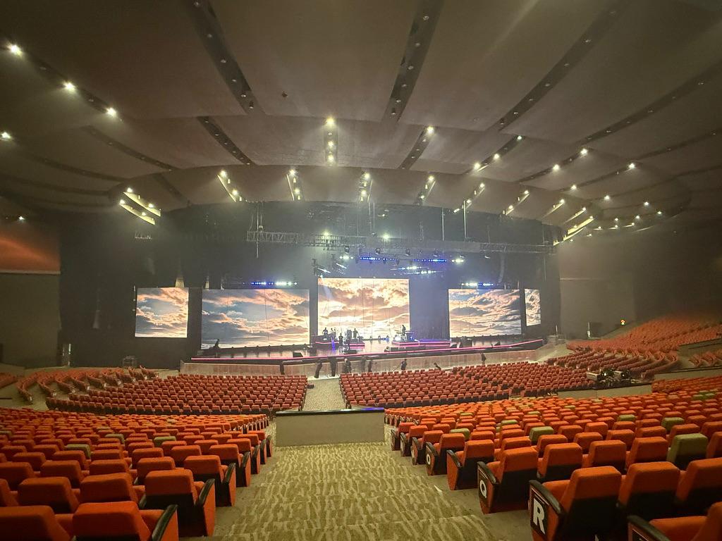 Stage and soundcheck at Sentul
