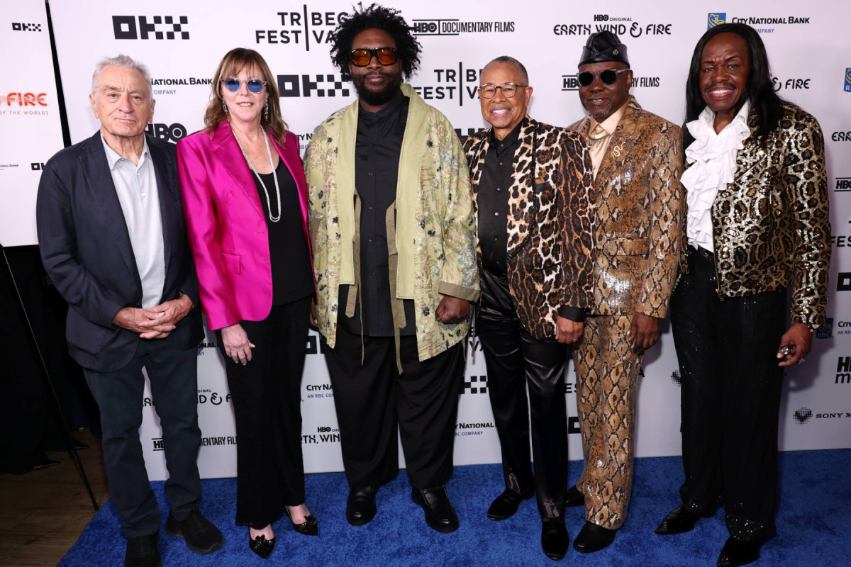 Robert De Niro, Jane Rosenthal, Ahmir Questlove Thompson, Ralph Johnson, Philip Bailey and Verdine White
